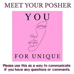 MEET YOUR POSHER: YOU FOR UNIQUE